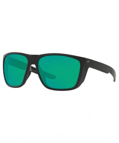 FERG XL Polarized Sunglasses 6S9012 62 11 MATTE BLACK/GREEN MIRROR 580G $47.04 Unisex