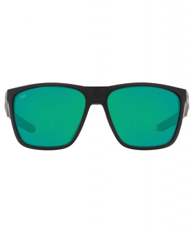 FERG XL Polarized Sunglasses 6S9012 62 11 MATTE BLACK/GREEN MIRROR 580G $47.04 Unisex