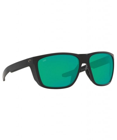 FERG XL Polarized Sunglasses 6S9012 62 11 MATTE BLACK/GREEN MIRROR 580G $47.04 Unisex