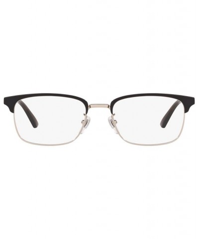 Gc001196 Men's Rectangle Eyeglasses Brown $78.00 Mens