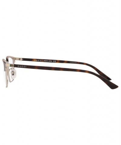 Gc001196 Men's Rectangle Eyeglasses Brown $78.00 Mens