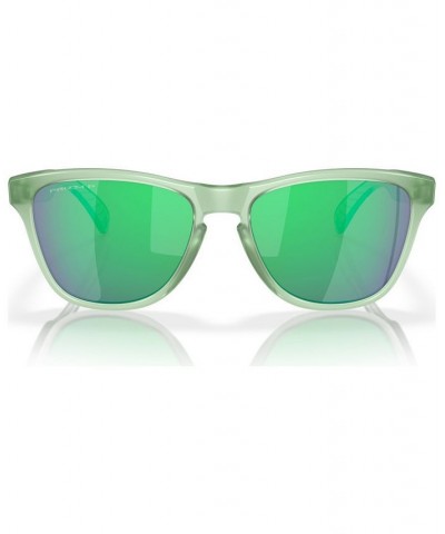 Kids Polarized Sunglasses Frogskins XS (Youth Fit) Encircle Collection Matte Transparent Jade $52.20 Kids