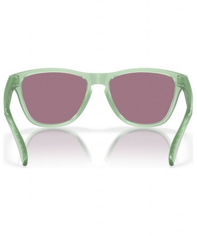 Kids Polarized Sunglasses Frogskins XS (Youth Fit) Encircle Collection Matte Transparent Jade $52.20 Kids