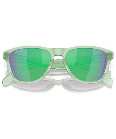 Kids Polarized Sunglasses Frogskins XS (Youth Fit) Encircle Collection Matte Transparent Jade $52.20 Kids