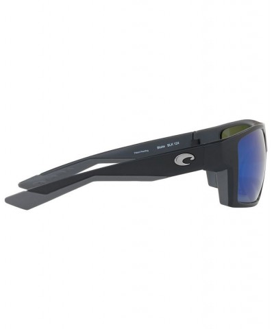 Polarized Sunglasses BLOKE 61 BLACK GREY/ BLUE MIRROR POLAR $35.49 Unisex