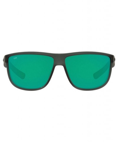 RINCONDO Polarized Sunglasses 6S9010 61 156 MATTE SMOKE CRYSTAL/GREEN MIRROR 580G $51.87 Unisex