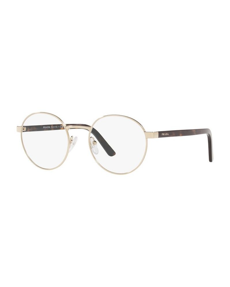 PR 52XV Women's Round Eyeglasses Gold-Tone $38.39 Womens