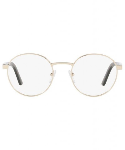 PR 52XV Women's Round Eyeglasses Gold-Tone $38.39 Womens