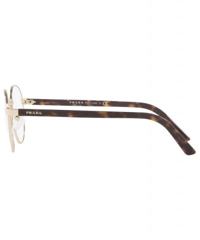 PR 52XV Women's Round Eyeglasses Gold-Tone $38.39 Womens