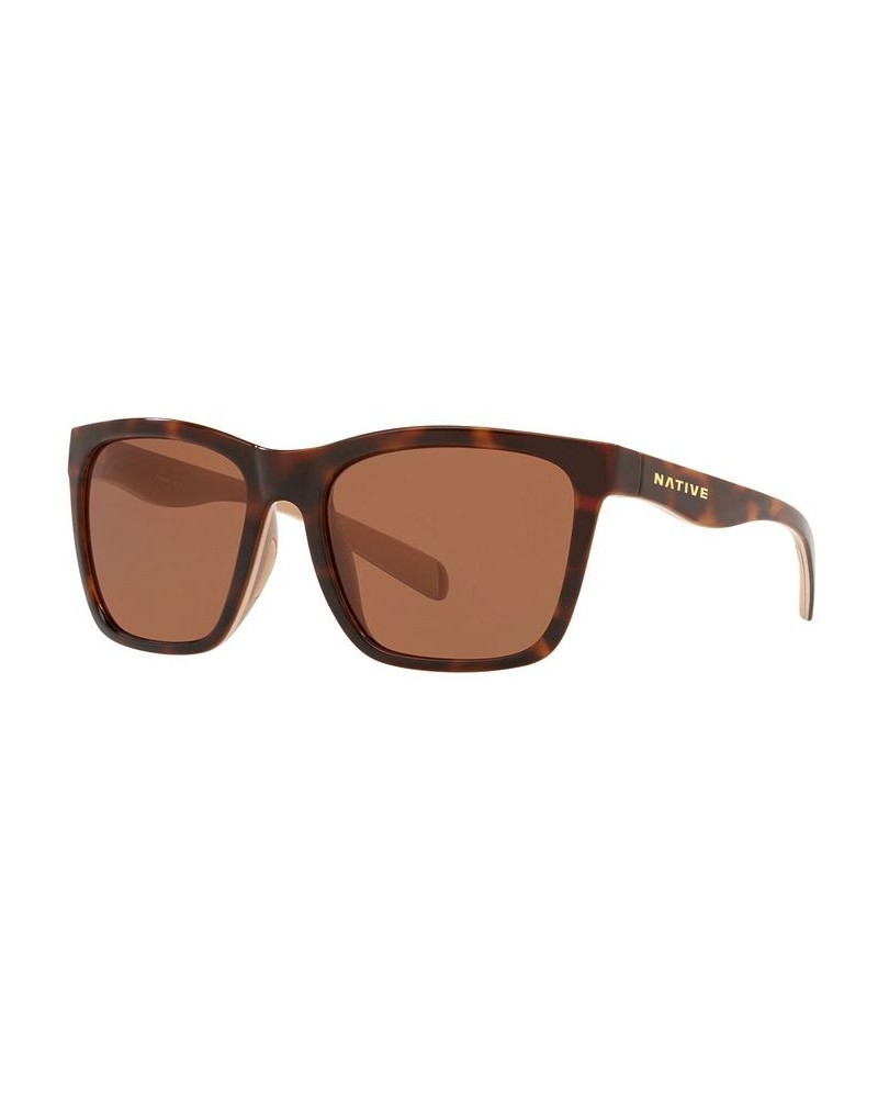 Native Men's Polarized Sunglasses XD0064 56 MAPLE TORTOISE/PALE PINK/NUDE/BROWN $7.67 Mens