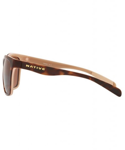 Native Men's Polarized Sunglasses XD0064 56 MAPLE TORTOISE/PALE PINK/NUDE/BROWN $7.67 Mens