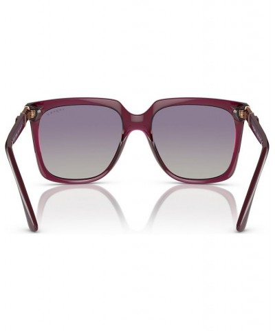 Women's Polarized Sunglasses VO5476SB Transparent Cherry $11.80 Womens