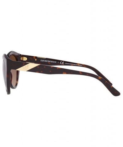 Women's Sunglasses EA4178 54 Shiny Black $24.05 Womens