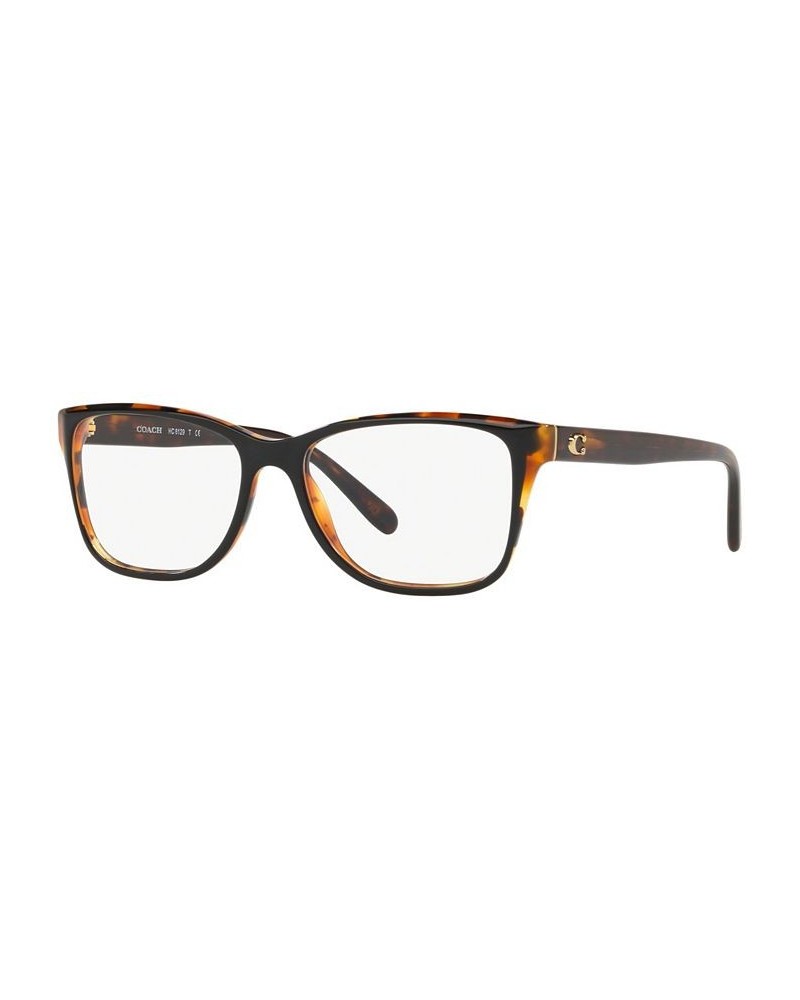 HC6129 Women's Rectangle Eyeglasses Black Tortoise Laminate $27.44 Womens