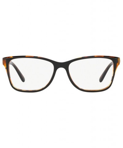 HC6129 Women's Rectangle Eyeglasses Black Tortoise Laminate $27.44 Womens