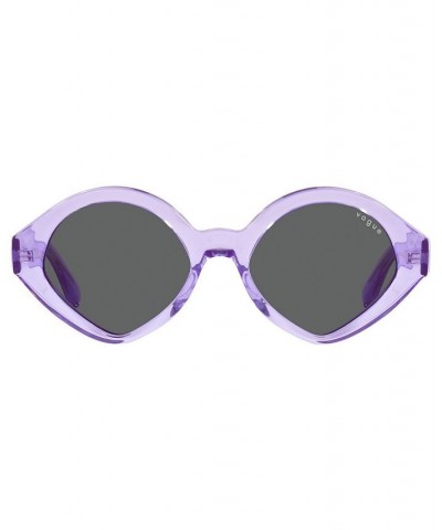 MBB X Sunglasses VO5394S 52 Transparent Lilac - Dark Gray $7.43 Unisex