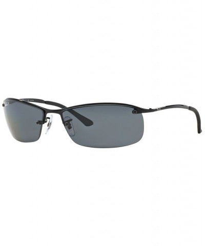 Polarized Sunglasses RB3183 BLACK SHINY/GREY POLAR $24.18 Unisex