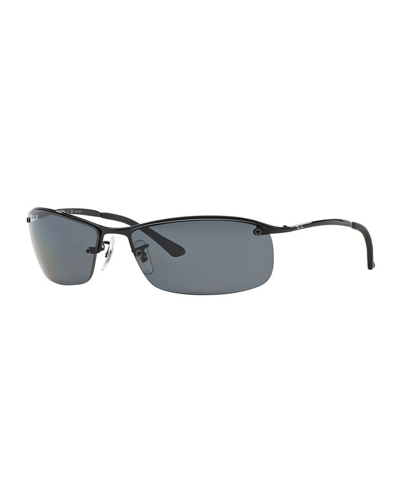 Polarized Sunglasses RB3183 BLACK SHINY/GREY POLAR $24.18 Unisex