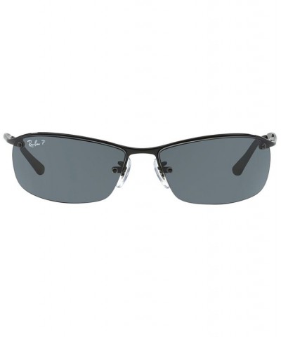 Polarized Sunglasses RB3183 BLACK SHINY/GREY POLAR $24.18 Unisex