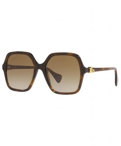 Women's Sunglasses GG1072S 56 Brown $78.30 Womens