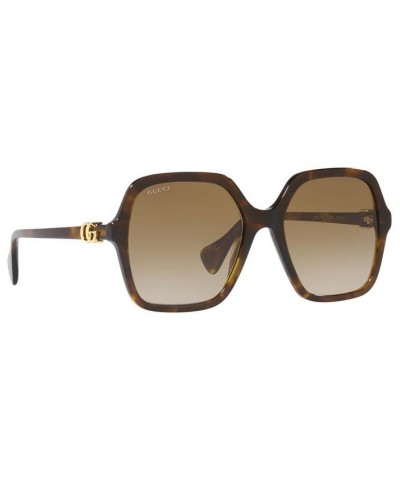 Women's Sunglasses GG1072S 56 Brown $78.30 Womens