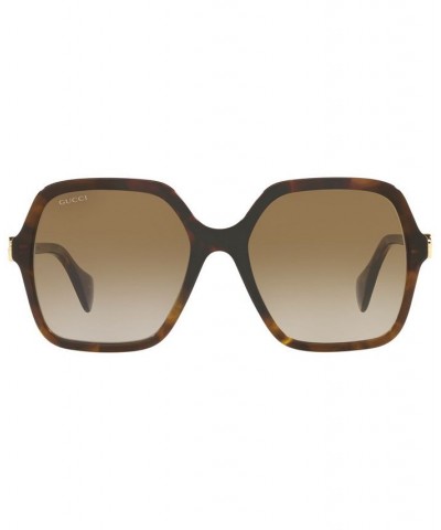 Women's Sunglasses GG1072S 56 Brown $78.30 Womens