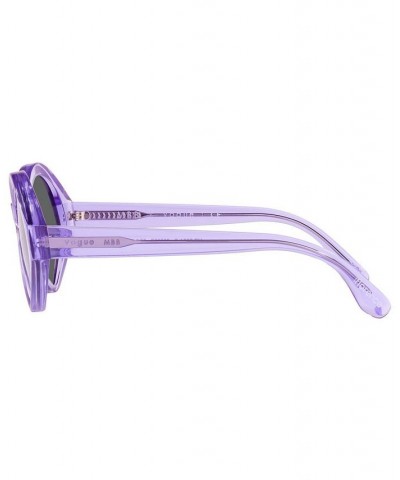 MBB X Sunglasses VO5394S 52 Transparent Lilac - Dark Gray $7.43 Unisex