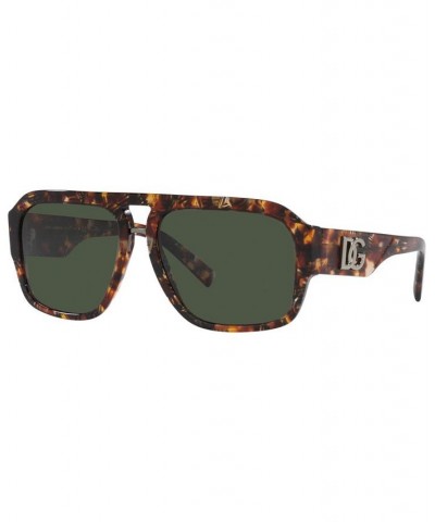 Men's Polarized Sunglasses DG4403 58 Red Havana $44.04 Mens