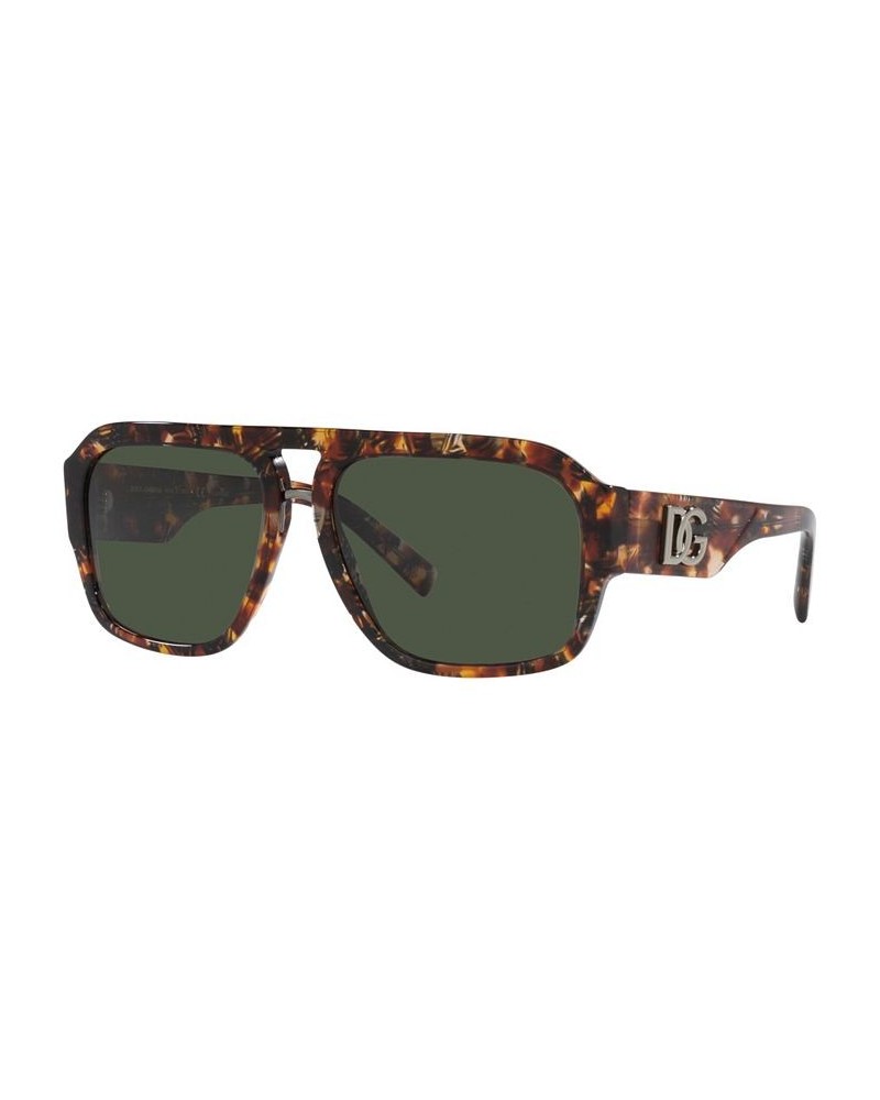 Men's Polarized Sunglasses DG4403 58 Red Havana $44.04 Mens