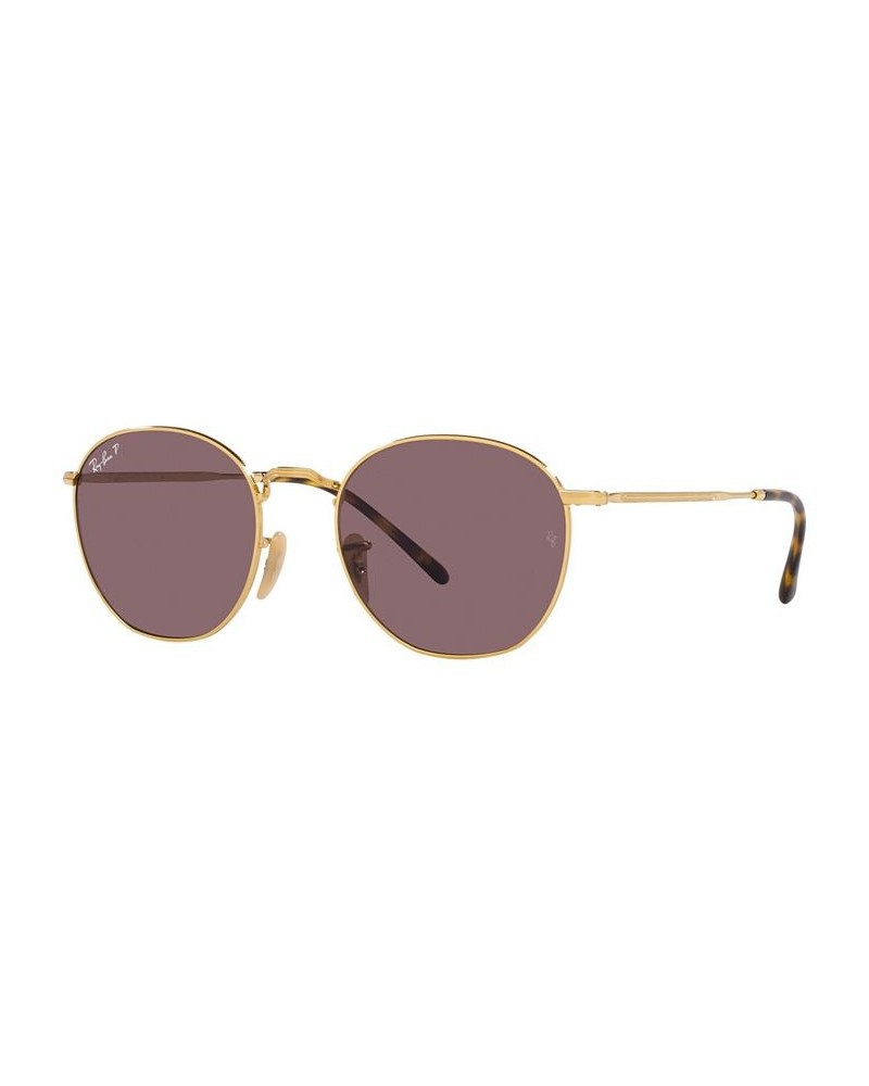 Unisex Polarized Low Bridge Fit Sunglasses Rob 56 Gold-Tone $61.77 Unisex