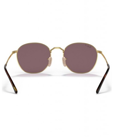 Unisex Polarized Low Bridge Fit Sunglasses Rob 56 Gold-Tone $61.77 Unisex