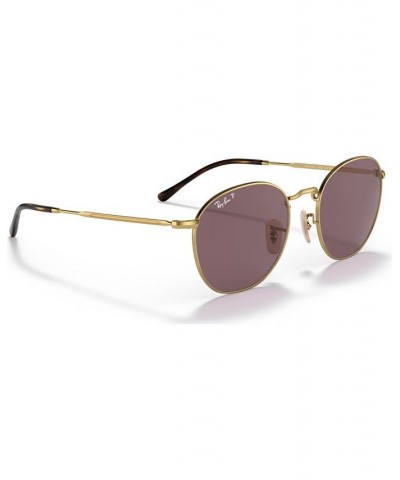 Unisex Polarized Low Bridge Fit Sunglasses Rob 56 Gold-Tone $61.77 Unisex