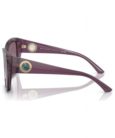 Women's Sunglasses BV8260 Transparent Amethyst $144.24 Womens