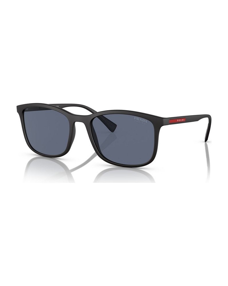 Men's Lifestyle 56 Sunglasses PS 01TS56-X Rubber Black $61.20 Mens