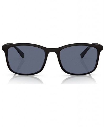 Men's Lifestyle 56 Sunglasses PS 01TS56-X Rubber Black $61.20 Mens