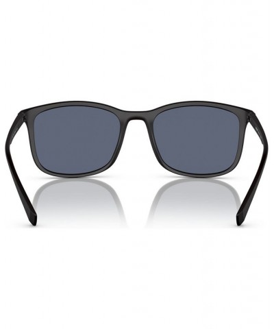 Men's Lifestyle 56 Sunglasses PS 01TS56-X Rubber Black $61.20 Mens