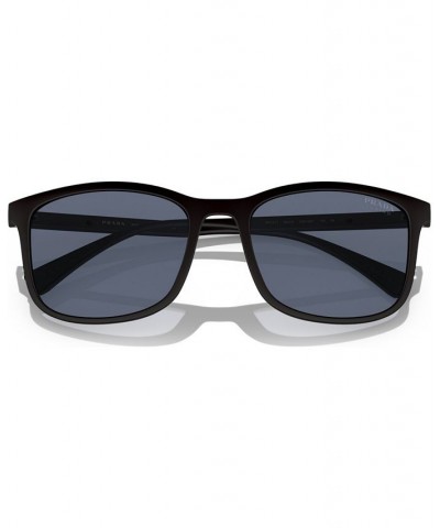 Men's Lifestyle 56 Sunglasses PS 01TS56-X Rubber Black $61.20 Mens