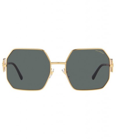 Unisex Polarized Sunglasses VE2248 58 Gold-Tone $106.65 Unisex