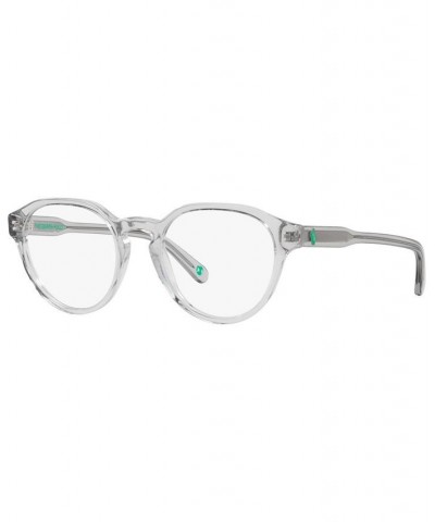 Men's Phantos Eyeglasses PH2233 Shiny Transparent Light Brown $26.88 Mens