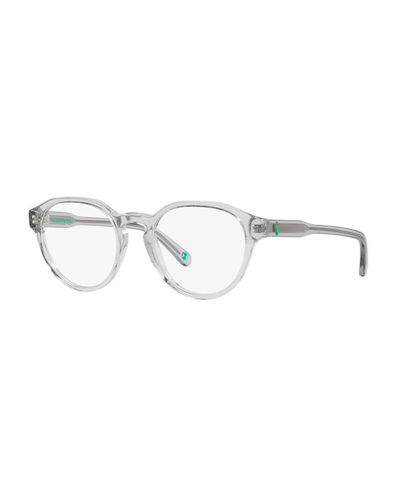Men's Phantos Eyeglasses PH2233 Shiny Transparent Light Brown $26.88 Mens