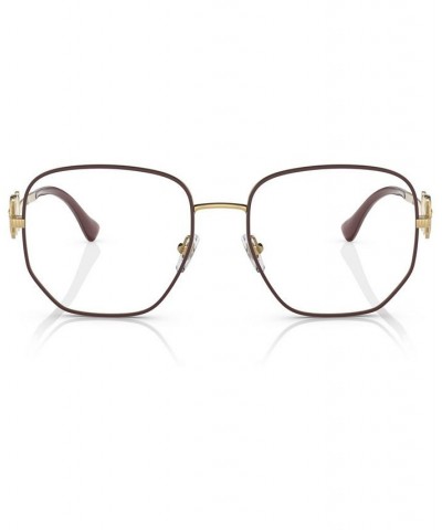 Women's Irregular Eyeglasses VE1283 Gold-Tone $43.40 Womens