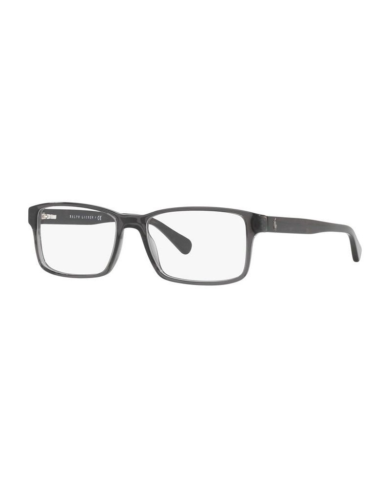 PH2123 Men's Rectangle Eyeglasses Black Crystal $37.20 Mens