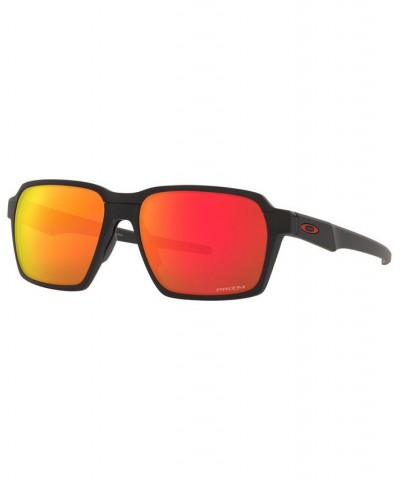 Men's Sunglasses OO4143 Parlay 58 Polished Black $27.60 Mens