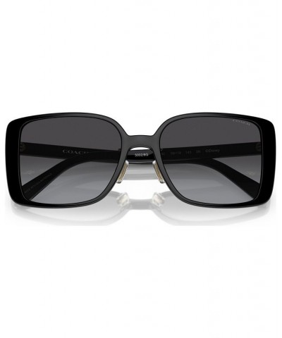 Women's Sunglasses 0HC8375 Black $25.50 Womens