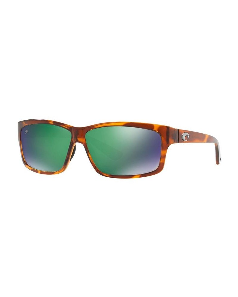 Polarized Sunglasses CUT POLARIZED 61 TORTOISE LIGHT/ GREEN MIRROR POLAR $27.61 Unisex