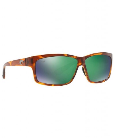 Polarized Sunglasses CUT POLARIZED 61 TORTOISE LIGHT/ GREEN MIRROR POLAR $27.61 Unisex