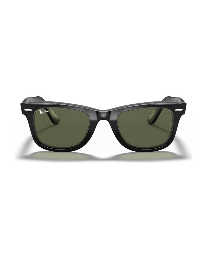 Sunglasses RB2140 ORIGINAL WAYFARER Black/Green $37.49 Unisex