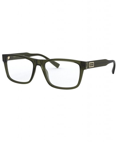 VE3277 Men's Pillow Eyeglasses Transparent Green $26.88 Mens