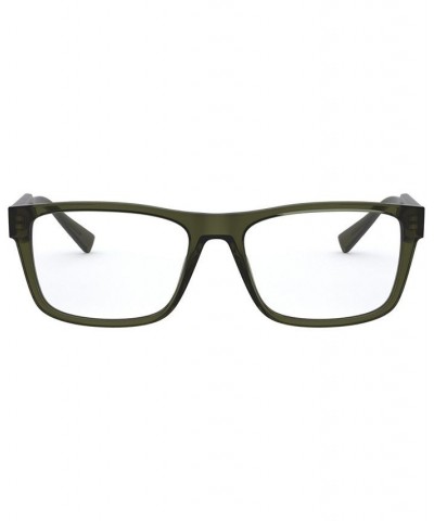 VE3277 Men's Pillow Eyeglasses Transparent Green $26.88 Mens