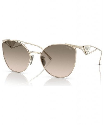 Women's Sunglasses PR 50ZS59-Y Pale Gold-Tone $145.87 Womens